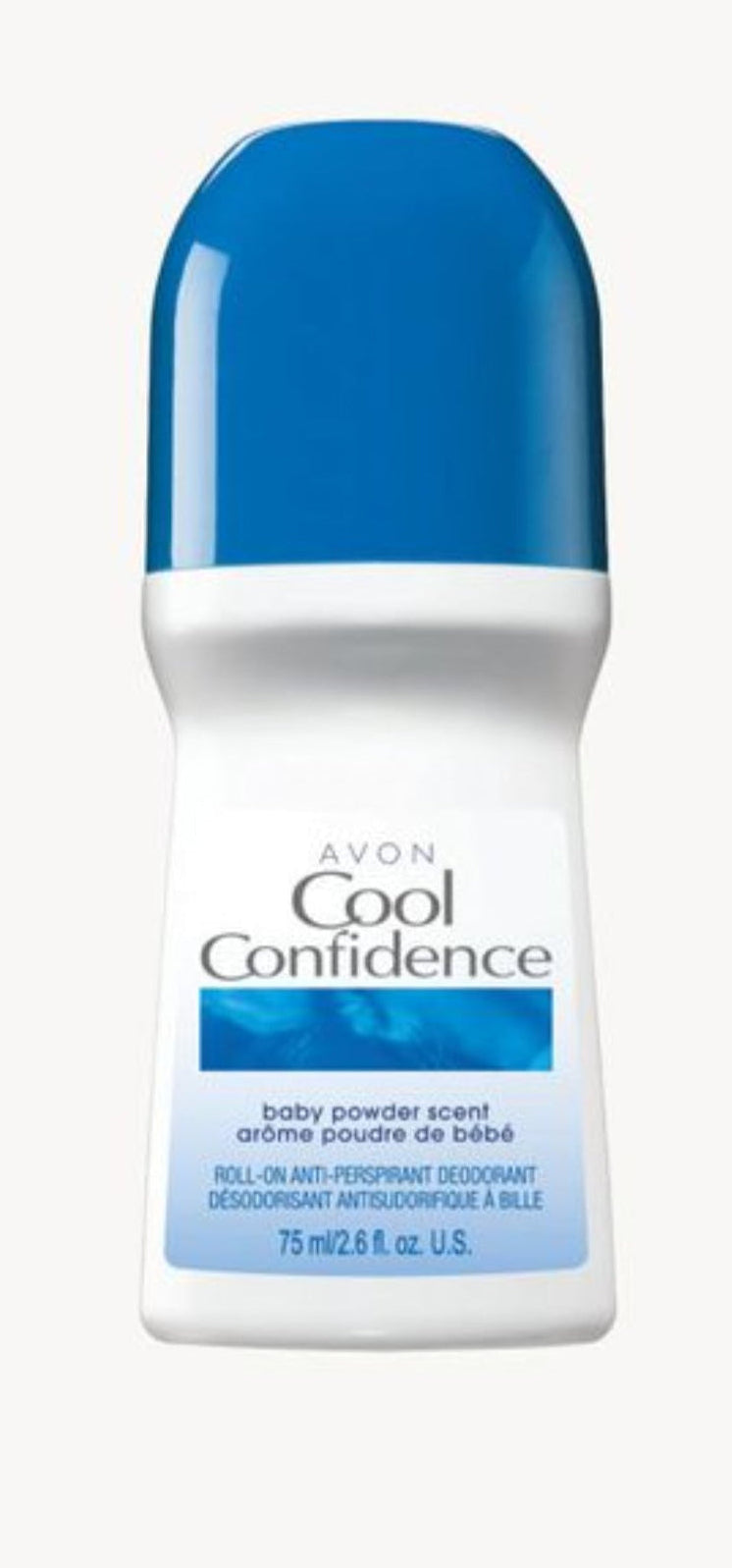 Cool Confidence Baby Powder Roll- On Antiperspirant Deodorant